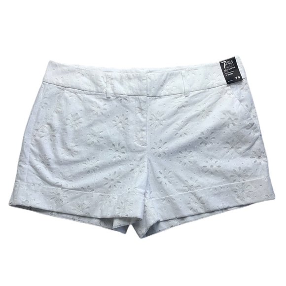 New York & Company Pants - New York & Co 7th Ave Design White Lace Shorts